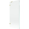Mexen Lunar paroi de douche 1 volet 80 x 150 cm, transparent, or brossé - 897-080-000-55-00