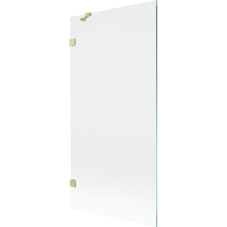 Mexen Lunar paroi de baignoire à 1 vantail 90 x 150 cm, transparent, doré brossé - 897-090-000-55-00