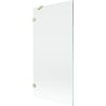 Mexen Lunar paroi de baignoire à 1 vantail 90 x 150 cm, transparent, doré brossé - 897-090-000-55-00