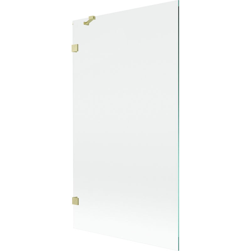 Mexen Lunar pare-douche à 1 volet 100 x 150 cm, transparent, doré brossé - 897-100-000-55-00
