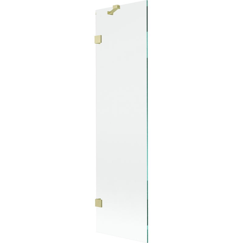 Mexen Lunar paroi baignoire 1 battant 50 x 150 cm, transparent, or brossé - 897-050-000-55-00