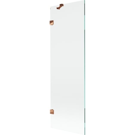 Mexen Lunar paroi de baignoire 1-volet 60 x 150 cm, transparent, or rose - 897-060-000-60-00