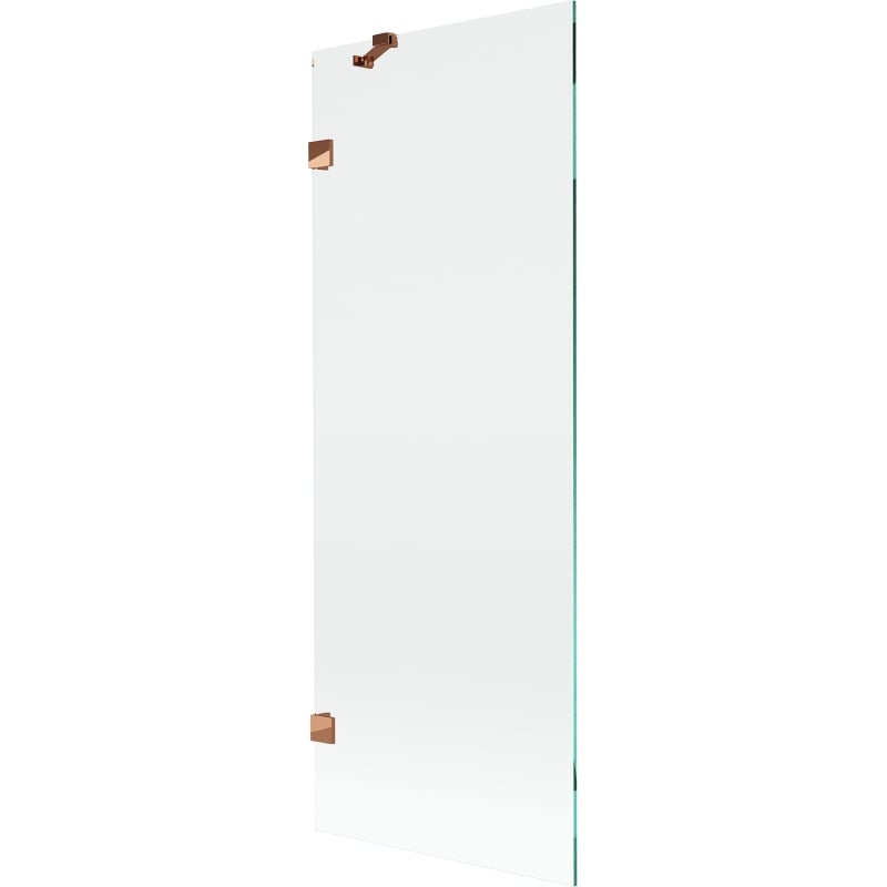 Mexen Lunar paravent de baignoire à 1 panneau 70 x 150 cm, transparent, or rose - 897-070-000-60-00