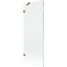 Mexen Lunar paravent de baignoire à 1 panneau 70 x 150 cm, transparent, or rose - 897-070-000-60-00