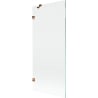 Mexen Lunar paroi de baignoire 1-volet 80 x 150 cm, transparent, or rose - 897-080-000-60-00