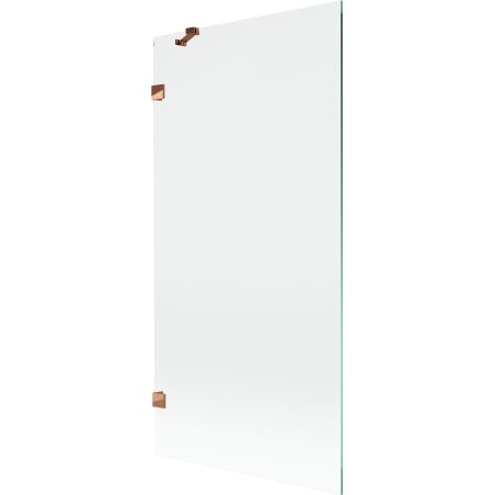 Mexen Lunar paroi de douche à 1 volet 90 x 150 cm, transparent, or rose - 897-090-000-60-00