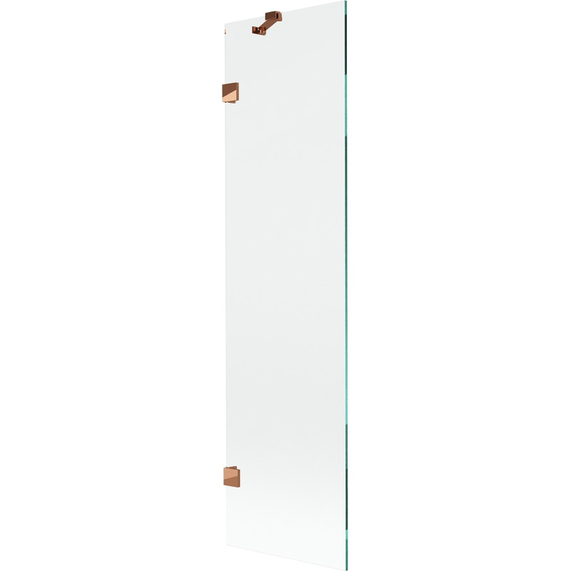 Mexen Lunar pare-douche 1-volet 50 x 150 cm, transparent, or rose - 897-050-000-60-00