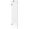 Mexen Lunar pare-douche 1-volet 50 x 150 cm, transparent, or rose - 897-050-000-60-00