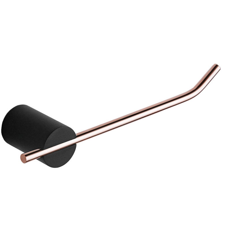Mexen Aron porte-papier de toilette, Noir/Or rose - 7088133-67
