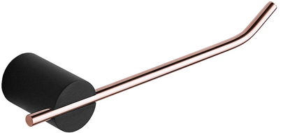 Mexen Aron porte-papier de toilette, Noir/Or rose - 7088133-67