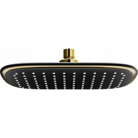 Mexen D-49 pomme de douche 25x29 cm, noir/doré - 79749-75