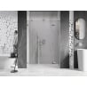 Mexen Lunar porte de douche pivotante droit 130 cm, transparent, chrome - 834S-130-050-01-00-P