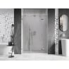 Mexen Lunar porte de douche pivotante droit 130 cm, transparent, chrome - 834S-130-050-01-00-P