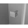 Mexen Lunar porte de douche pivotante droit 130 cm, transparent, chrome - 834S-130-050-01-00-P
