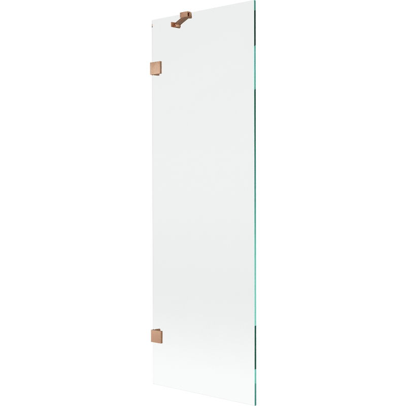 Mexen Lunar écran de baignoire 1 volet 60 x 150 cm, transparent, cuivre brossé - 897-060-000-65-00
