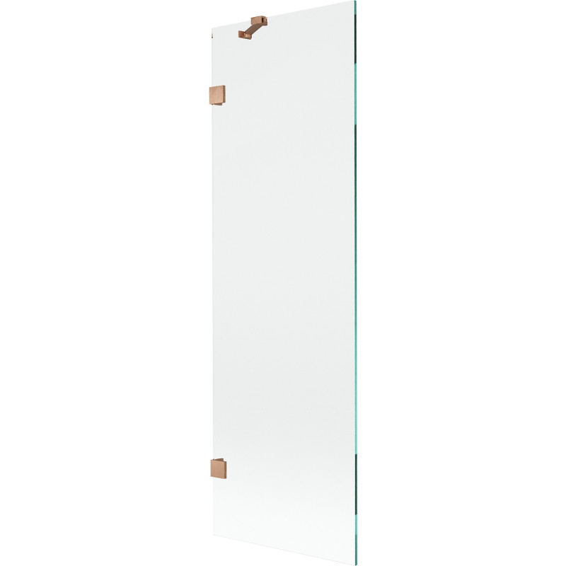Mexen Lunar pare-douche 1-volet 60 x 150 cm, transparent, cuivre brossé - 897-060-000-65-00