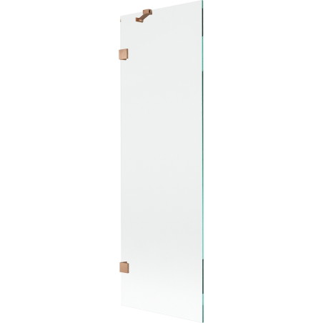 Mexen Lunar pare-douche 1-volet 60 x 150 cm, transparent, cuivre brossé - 897-060-000-65-00