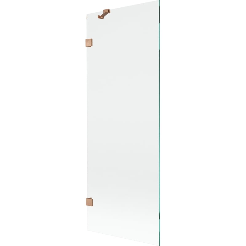 Mexen Lunar paroi de baignoire 1-volet 70 x 150 cm, transparent, cuivre brossé - 897-070-000-65-00