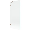 Mexen Lunar paroi de baignoire 1-volet 80 x 150 cm, transparent, cuivre brossé - 897-080-000-65-00