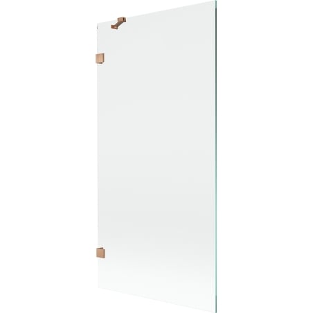 Mexen Lunar paroi de baignoire à 1 volet 90 x 150 cm, transparent, cuivre brossé - 897-090-000-65-00