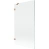 Mexen Lunar pare-douche à 1 vantail 100 x 150 cm, transparent, cuivre brossé - 897-100-000-65-00