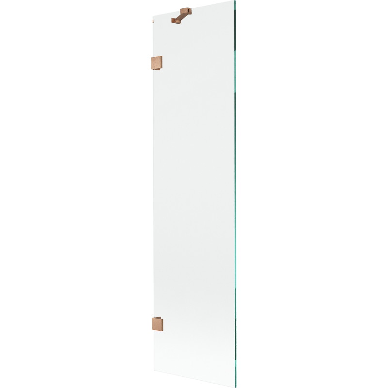 Mexen Lunar paroi de douche à un panneau 50 x 150 cm, transparent, cuivre brossé - 897-050-000-65-00