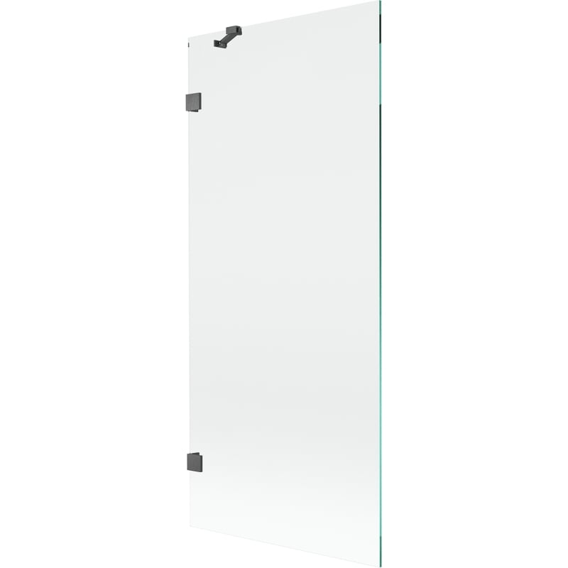 Mexen Lunar paroi de douche à 1 panneau 80 x 150 cm, transparent, gris canon brossé - 897-080-000-66-00