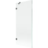 Mexen Lunar paroi de douche à 1 panneau 80 x 150 cm, transparent, gris canon brossé - 897-080-000-66-00