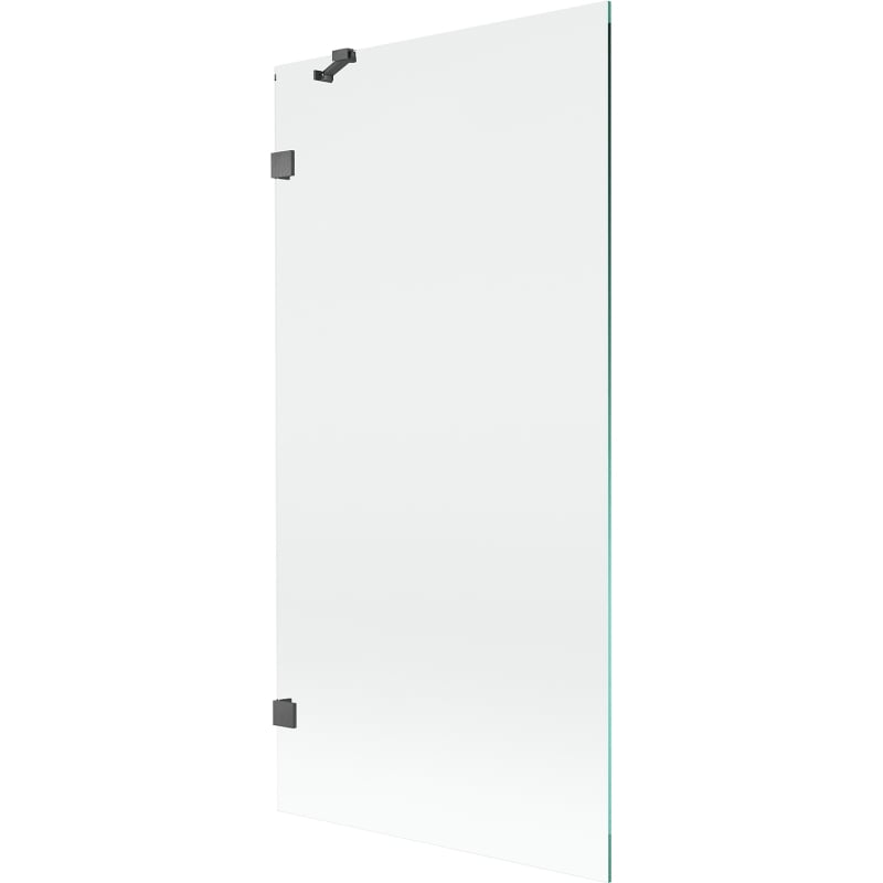 Mexen Lunar paroi de douche à 1 panneau 90 x 150 cm, transparente, gris canon brossé - 897-090-000-66-00