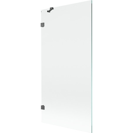 Mexen Lunar paroi de douche à 1 panneau 90 x 150 cm, transparente, gris canon brossé - 897-090-000-66-00