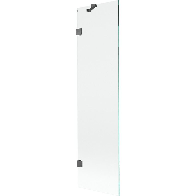 Mexen Lunar paroi de douche à 1 battant 50 x 150 cm, transparent, gris pistolet brossé - 897-050-000-66-00