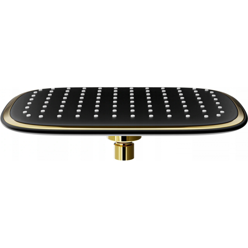 Mexen D-49 pomme de douche 25x19 cm, noire/dorée - 79749-75