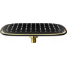 Mexen D-49 pomme de douche 25x29 cm, noir/doré - 79749-75