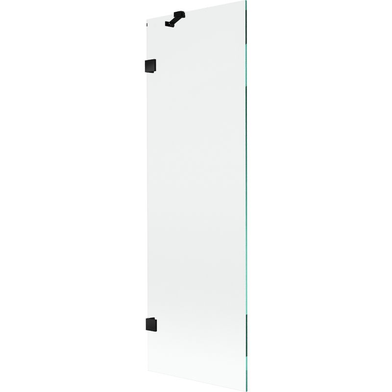 Paroi de douche Mexen Lunar 1 volet 60 x 150 cm, transparent, noir - 897-060-000-70-00