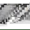 Porte de douche battante droite Mexen Lunar 150 cm, transparent, blanc - 834S-150-050-20-00-P