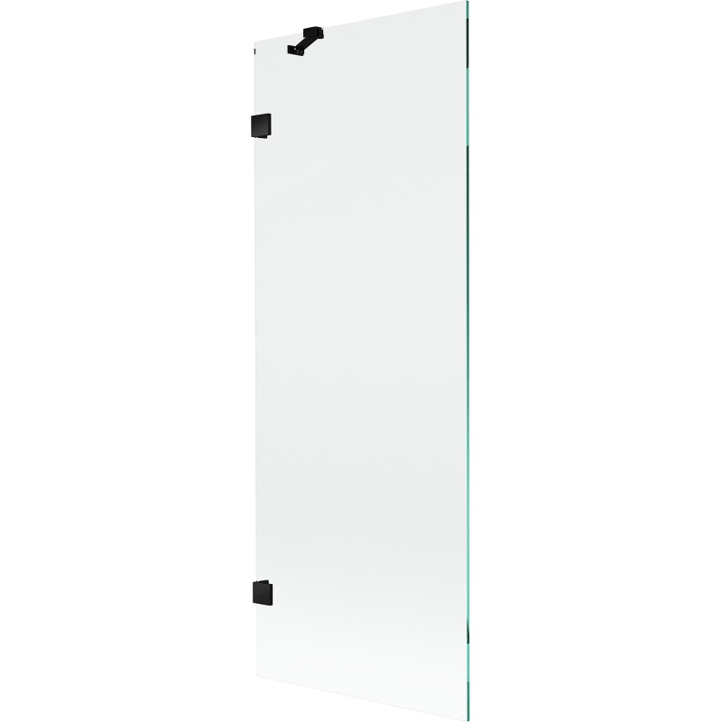 Mexen Lunar pare-douche de baignoire 1-volet 70 x 150 cm, transparent, noir - 897-070-000-70-00