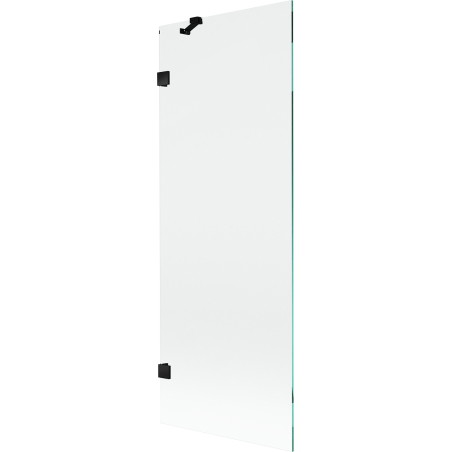 Mexen Lunar pare-douche de baignoire 1-volet 70 x 150 cm, transparent, noir - 897-070-000-70-00