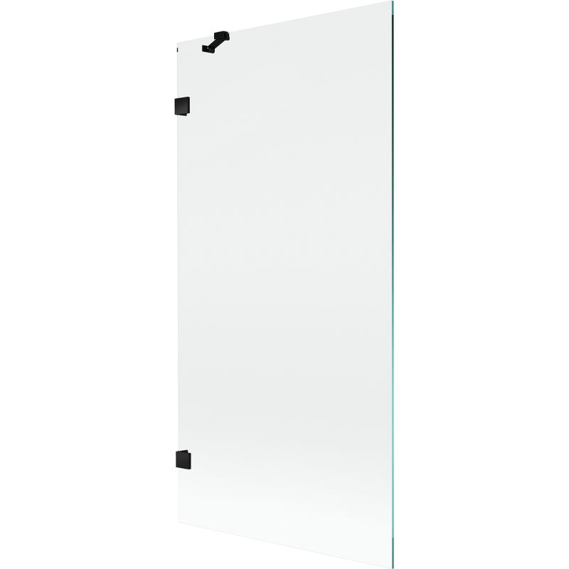 Mexen Lunar paroi de douche 1-volet 90 x 150 cm, transparent, noir - 897-090-000-70-00