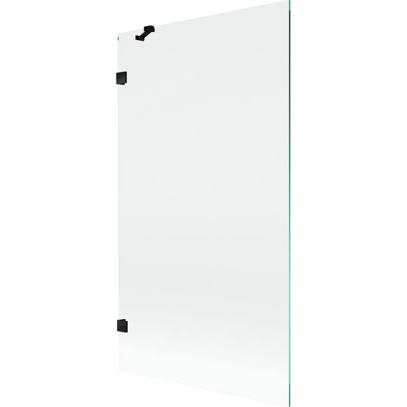 Paroi de bain Mexen Lunar 1 vantail 100 x 150 cm, transparent, noir - 897-100-000-70-00