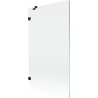 Mexen Lunar paroi de douche 1 volet 100 x 150 cm, transparent, noir - 897-100-000-70-00