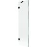 Mexen Lunar paroi de douche 1-volet 50 x 150 cm, transparent, noir - 897-050-000-70-00