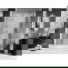 Mexen Lunar porte de douche battante droite 135 cm, transparentes, dorées - 834S-135-050-50-00-P