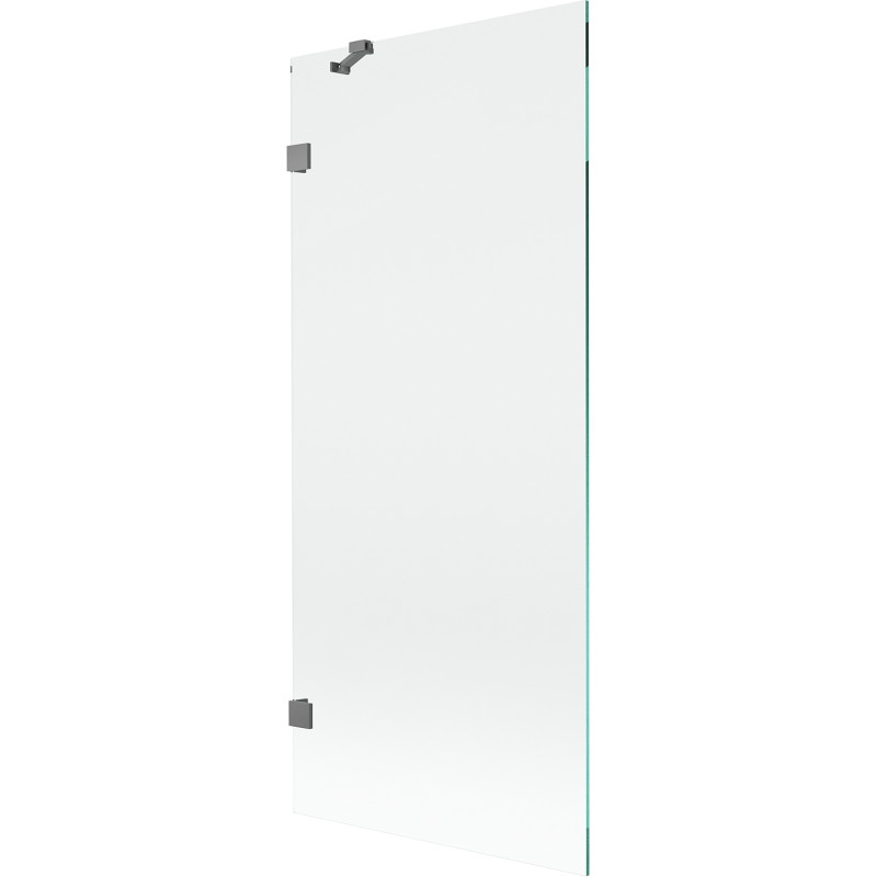 Mexen Lunar paroi de baignoire 1-volet 80 x 150 cm, transparent, métal canon - 897-080-000-95-00