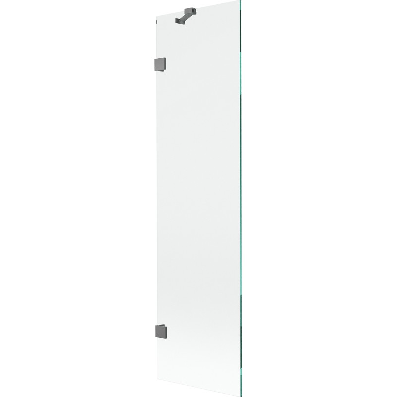 Mexen Lunar paroi de douche à 1 volet 50 x 150 cm, transparent, métal gun - 897-050-000-95-00