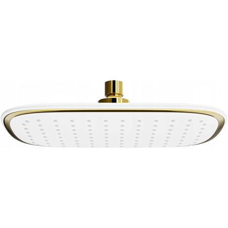 Mexen D-49 douche de pluie 25x29 cm, blanc/or - 79749-25