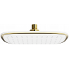 Mexen D-49 pomme de douche 25x19 cm, blanche/dorée - 79749-25