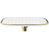 Mexen D-49 douche de pluie 25x29 cm, blanc/or - 79749-25