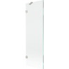 Mexen Lunar paroi de baignoire à 1 volet 60 x 150 cm, transparent, nickel brossé - 897-060-000-97-00