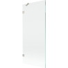 Mexen Lunar paroi de baignoire à 1 volet 80 x 150 cm, transparent, nickel brossé - 897-080-000-97-00