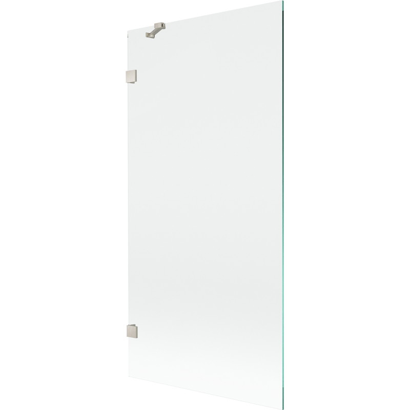 Mexen Lunar paroi de baignoire 1-volet 90 x 150 cm, transparent, nickel brossé - 897-090-000-97-00